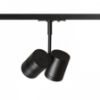 BEEBA II egyfázisú áramkörös sínre fekete  230V LED GU10 2x8W