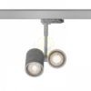 BEEBA II háromfázisú áramkörös sínre ezüstszürke  230V LED GU10 2x8W