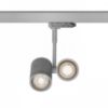 BEEBA II háromfázisú áramkörös sínre ezüstszürke  230V LED GU10 2x8W