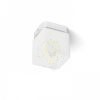 ESICA SQ mennyezeti lámpa króm 230V LED 6W IP44 3000K