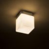ESICA SQ mennyezeti lámpa króm 230V LED 6W IP44 3000K