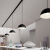 MONROE 30 háromfázisú áramkörös sínre matt fekete/fehér  230V LED E27 11W