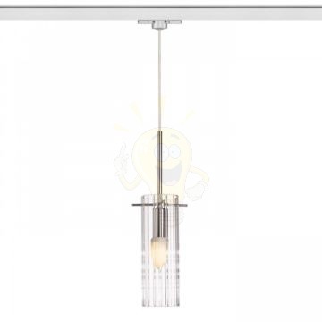 GIFT háromfázisú áramkörös sínre  tiszta üveg 230V LED E14 6W