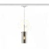 SANSSOUCI háromfázisú áramkörös sínre  krómozott üveg 230V LED E27 15W