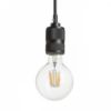 CINDY VI függő lámpa fekete  230V LED E27 6x15W