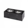 ELECTRA II  fekete  12V LED G53 2x15W