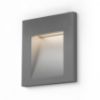 TESS SQ süllyesztett lámpa ezüstszürke 230V LED 3W IP54 3000K
