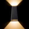 PIA fali lámpa antracitszürke 230V LED 2x3W IP54 3000K