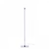PLAZA állólámpa fehér króm 230V LED E27 15W