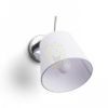 JERSEY fali lámpa fehér króm 230V LED E27 15W