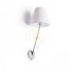 SILENCE fali lámpa fehér króm 230V LED E27 15W
