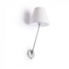 SILENCE fali lámpa fehér króm 230V LED E27 15W