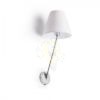 SILENCE fali lámpa fehér króm 230V LED E27 15W
