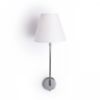 SILENCE fali lámpa fehér króm 230V LED E27 15W
