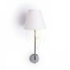 SILENCE fali lámpa fehér króm 230V LED E27 15W