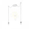 KOMBIX 2 függesztő készlet FEHA+AK+KF   230V LED E27 2x15W
