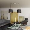 KOMBIX 2 függesztő készlet FEHA+FEKK+KF   230V LED E27 2x15W