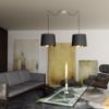 KOMBIX 2 függesztő készlet FEHA+FEKK+KF   230V LED E27 2x15W