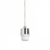 MORE 80 mennyezeti függőlámpa alap  matt nikkel 230V LED E27 3x15W