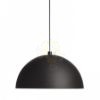 CARISSIMA 40 függő lámpa matt fekete/aranysárga  230V LED E27 15W