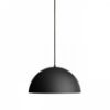 MONROE 40 függő lámpa matt fekete/fehér  230V LED E27 30W
