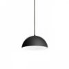 MONROE 30 függő lámpa matt fekete/fehér  230V LED E27 11W
