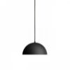 MONROE 30 függő lámpa matt fekete/fehér  230V LED E27 11W