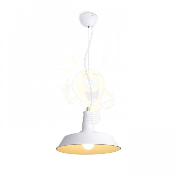 GOLDIE 46 függő lámpa fehér/fehér  230V LED E27 30W