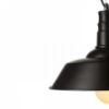 GOLDIE 36 függő lámpa fekete/fehér  230V LED E27 30W