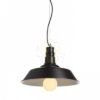 GOLDIE 36 függő lámpa fekete/fehér  230V LED E27 30W