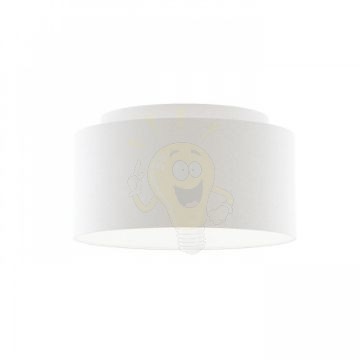 DOUBLE 55/30 lámpabúra  Polycotton fehér/fehér PVC  max. 23W