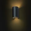 RON W 15/25 fali lámpa  Monaco petróleum kék/ezüst PVC 230V LED E27 15W