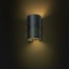 RON W 15/25 fali lámpa  Monaco petróleum kék/ezüst PVC 230V LED E27 15W