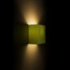 LOPE W 25/14 fali lámpa  Chintz lime/fehér PVC 230V LED E27 15W