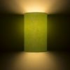 RON W 15/25 fali lámpa  Chintz lime/fehér PVC 230V LED E27 15W