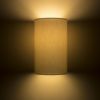 RON W 15/25 fali lámpa  Chintz világosszürke/fehér PVC 230V LED E27 15W
