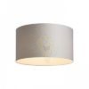 RON 55/30 lámpabúra  Chintz világosszürke/fehér PVC  max. 23W