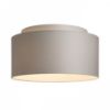 DOUBLE 55/30 lámpabúra  Chintz világosszürke/fehér PVC  max. 23W