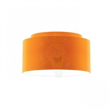 DOUBLE 55/30 lámpabúra  Chintz narancssárga/fehér PVC  max. 23W