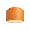 DOUBLE 40/30 lámpabúra  Chintz narancssárga/fehér PVC  max. 23W