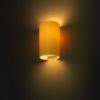 RON W 15/25 fali lámpa  Chintz sárgabarack/fehér PVC 230V LED E27 15W