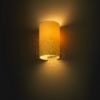 RON W 15/25 fali lámpa  Chintz sárgabarack/fehér PVC 230V LED E27 15W