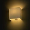 LOPE W 25/14 fali lámpa  Polycotton fehér/fehér PVC 230V LED E27 15W