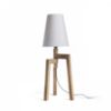 CONNY 25/30 asztali lámpaernyő Polycotton fehér/fehér PVC max. 23W