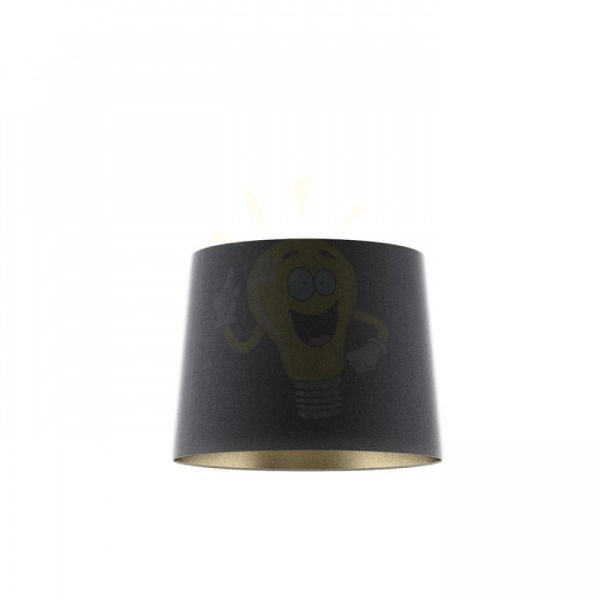 ASPRO 40/30 lámpabúra  Polycotton fekete/arany fólia  max. 23W