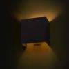 LOPE W 25/14 fali lámpa  Polycotton fekete/réz fólia 230V LED E27 15W