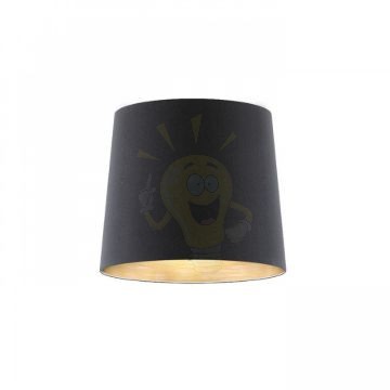 CONNY 35/30 állólámpa búra Polycotton fekete/réz fólia max. 23W