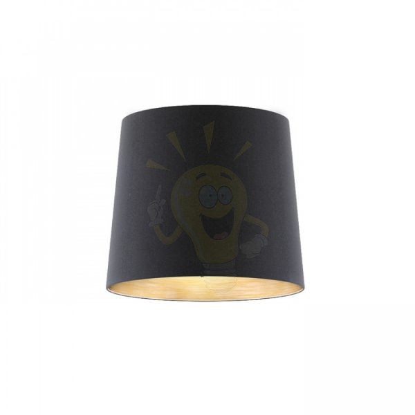 CONNY 35/30 állólámpa búra Polycotton fekete/réz fólia max. 23W