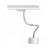PIXIE libanyak háromfázisú áramkörös sínre ezüstszürke króm 230V LED GX53 7W