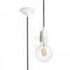 FABIO függesztő készlet fekete porcelán 230V LED E27 15W
